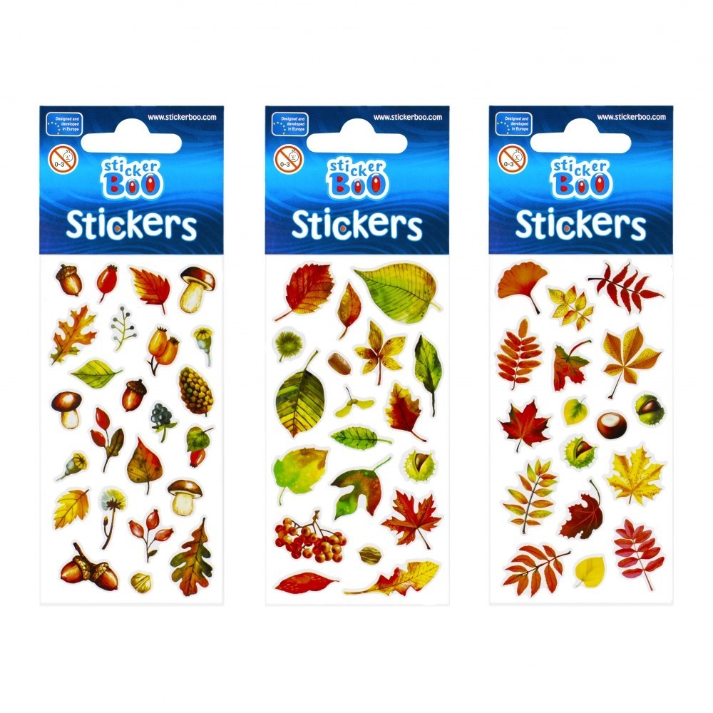 STICKERS 7X18 CM AUTUMN 2 STICKER BOO 498841 STICKERBOO-STICKERS